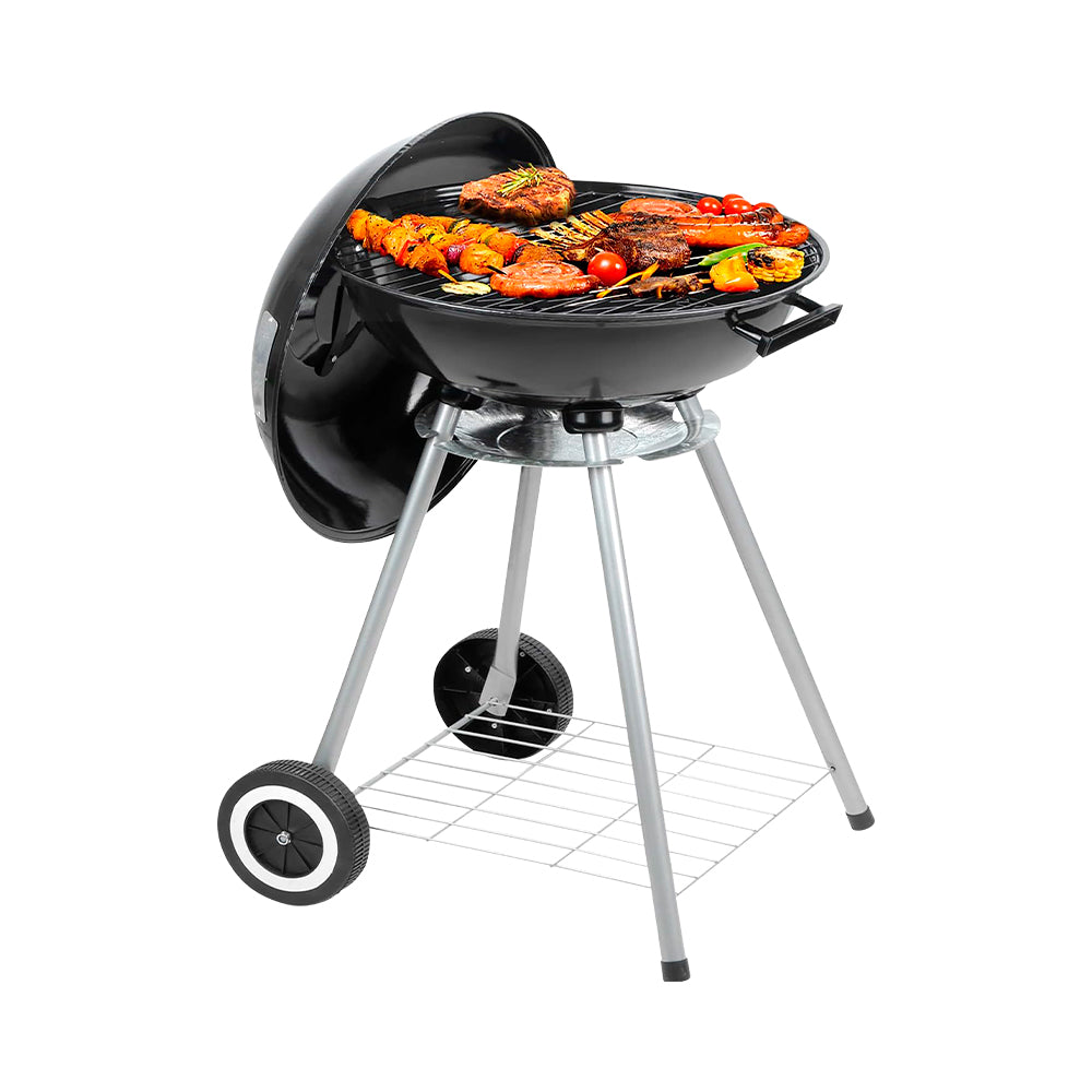 ASADOR PORTÁTIL DE CARBÓN COLOR NEGRO