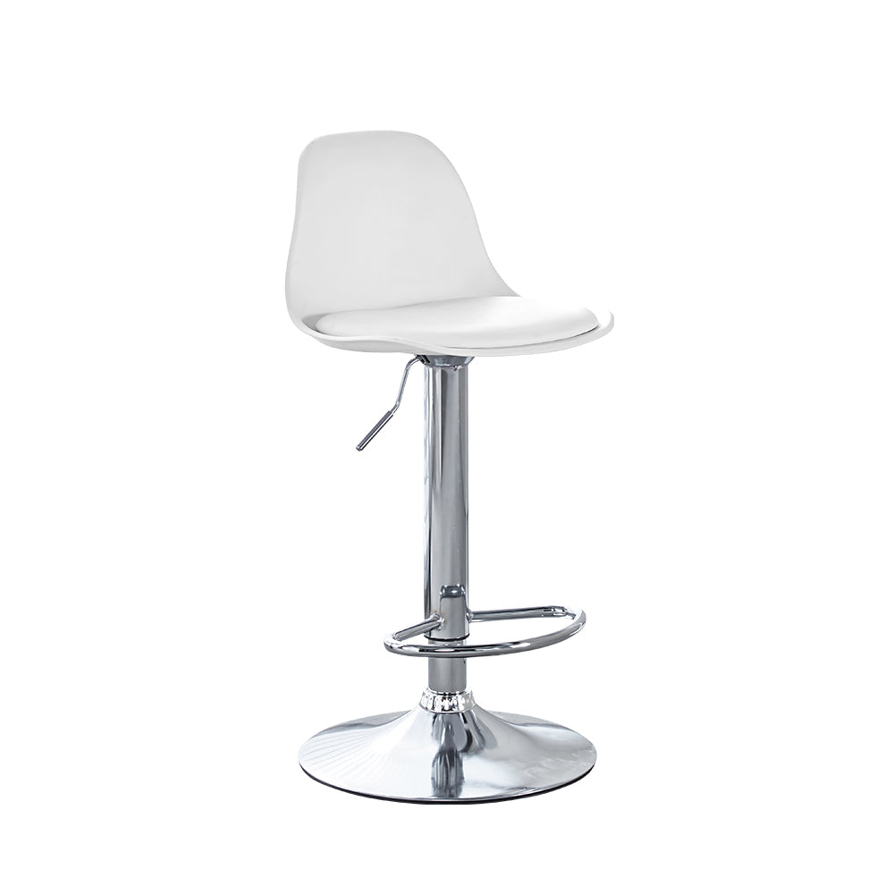 SET DE 2 BANCOS TIPO EAMES COLOR BLANCO