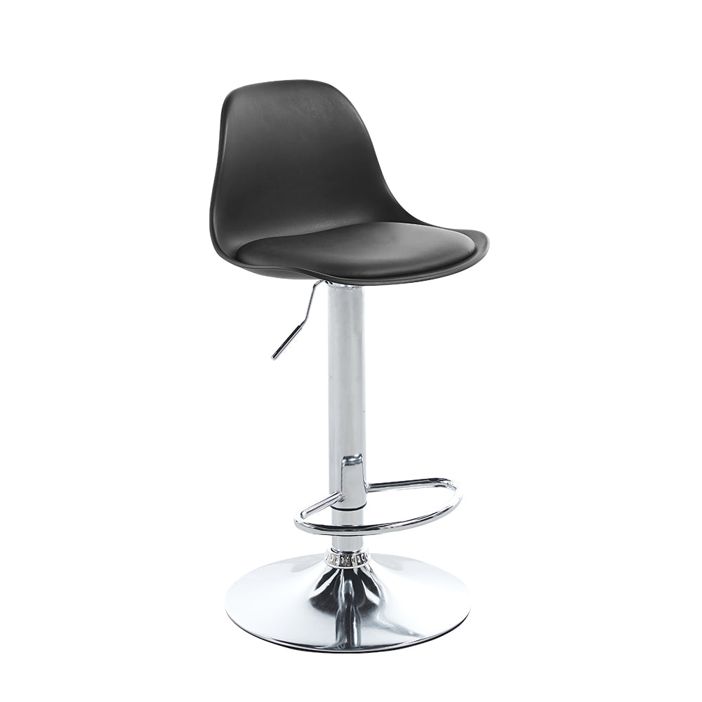 SET DE 2 BANCOS TIPO EAMES COLOR NEGRO