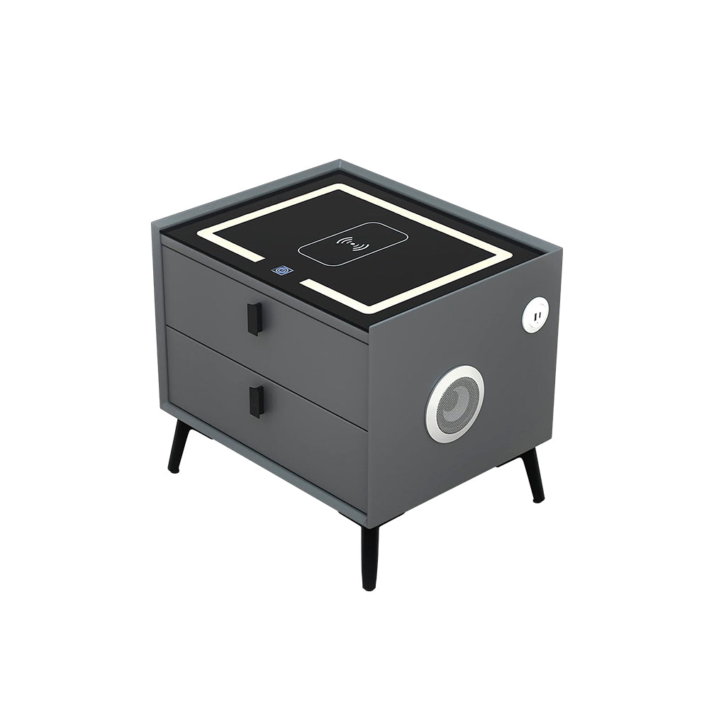 BURÓ CON CARGA INTELIGENTE COLOR GRIS OSCURO