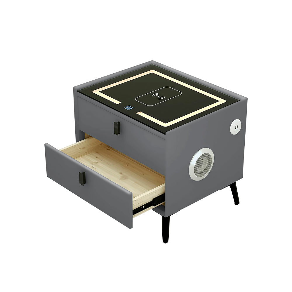 BURÓ CON CARGA INTELIGENTE COLOR GRIS OSCURO