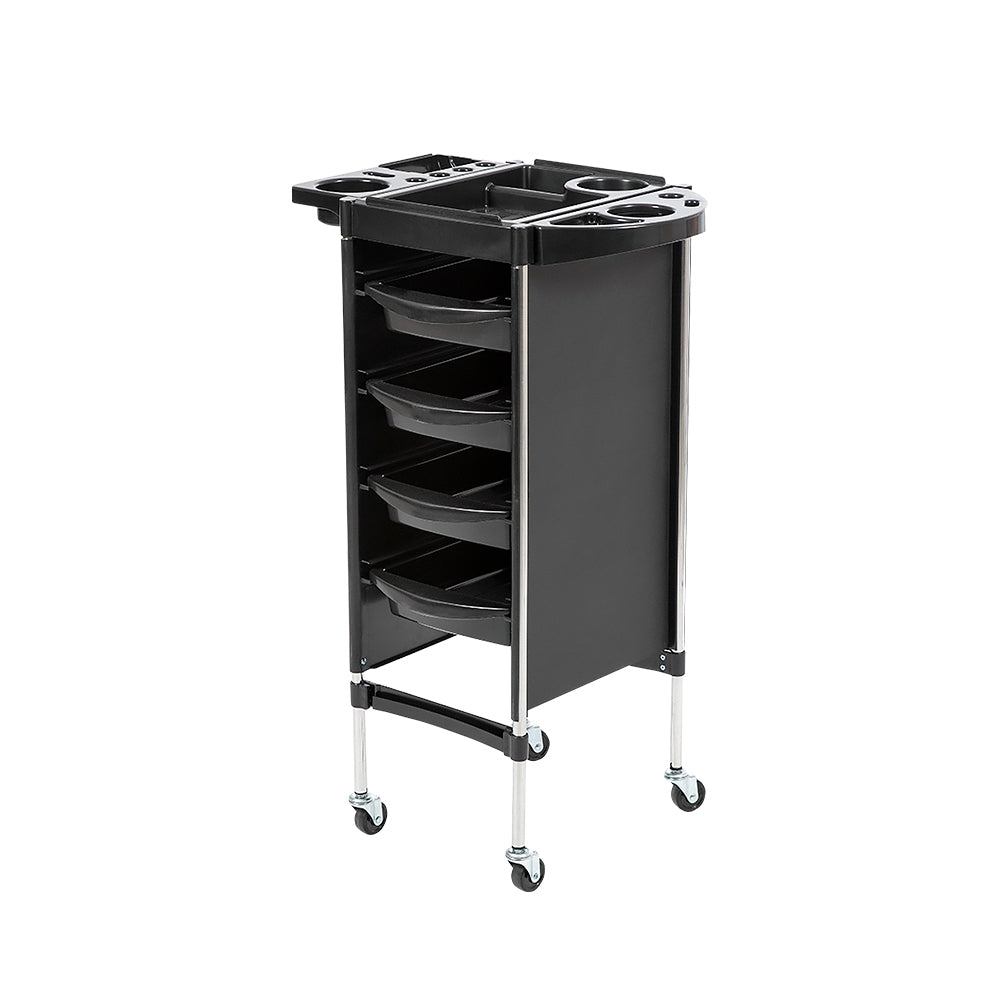 CARRITO AUXILIAR MULTIUSOS ORGANIZADOR COLOR NEGRO