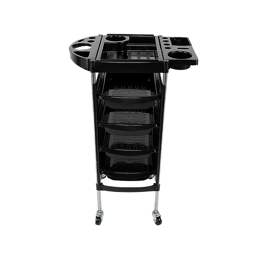 CARRITO AUXILIAR MULTIUSOS ORGANIZADOR COLOR NEGRO