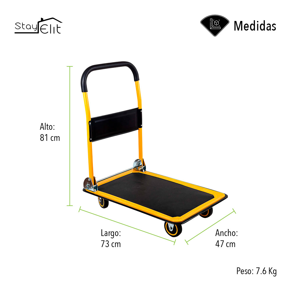 CARRITO PLEGABLE DE CARGA HASTA 150 KG