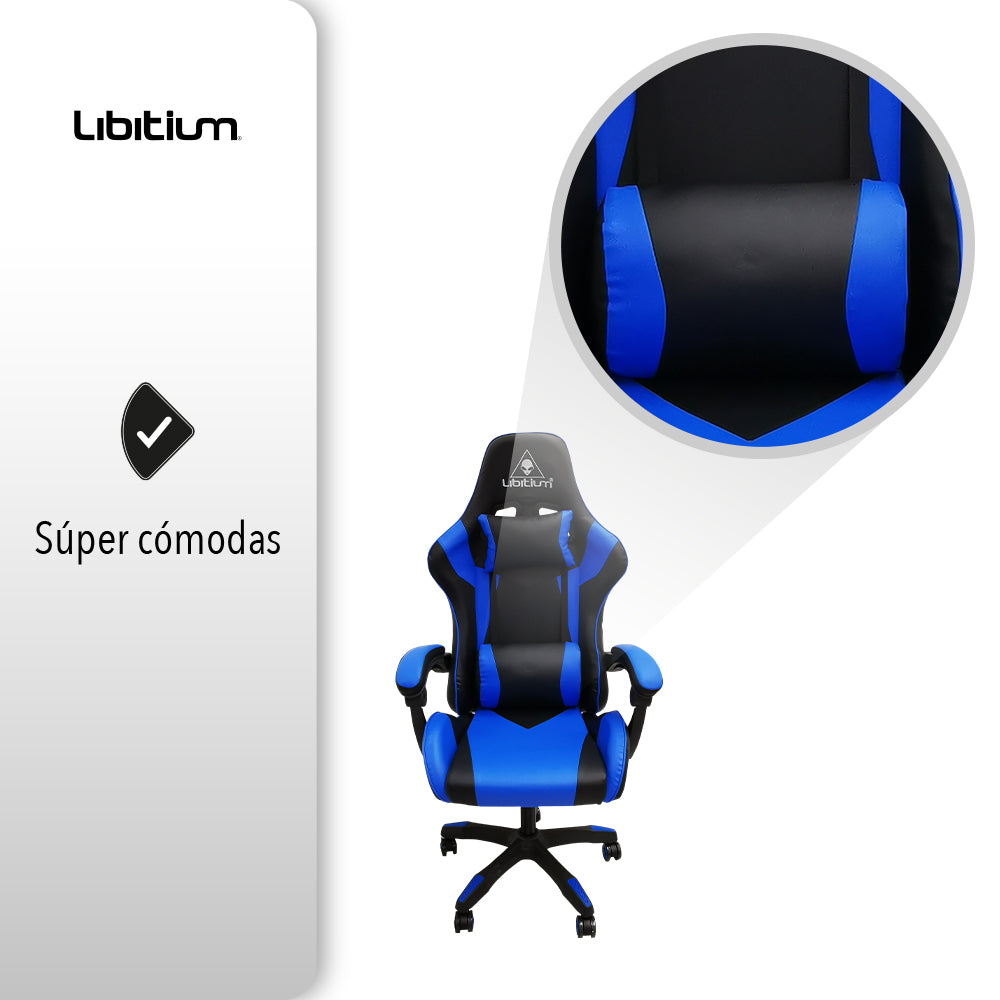 SILLA GAMER COLOR AZUL
