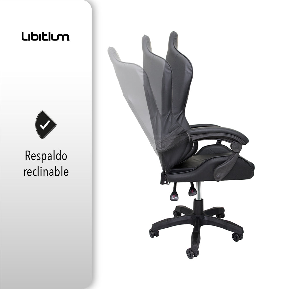 SILLA GAMER COLOR NEGRO