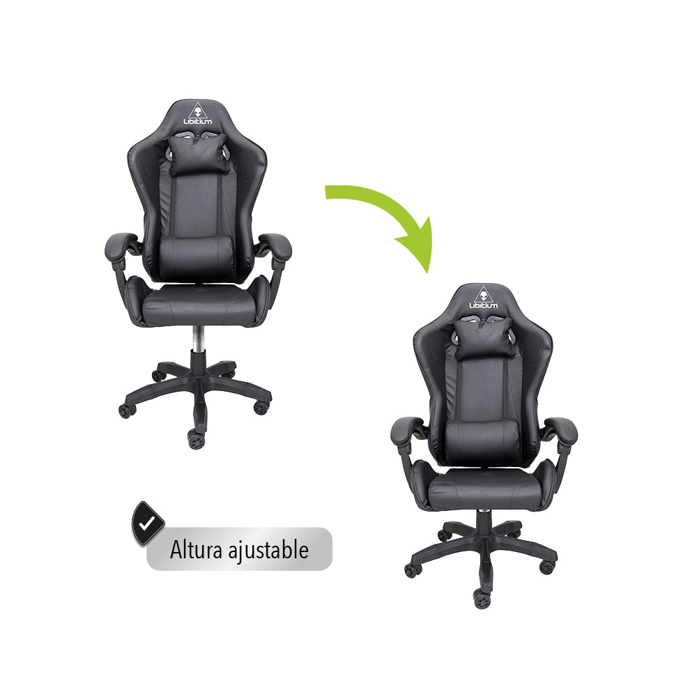 SILLA GAMER COLOR NEGRO