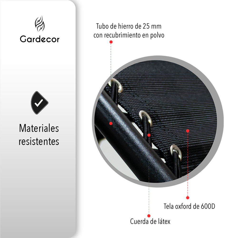 SILLA DE GRAVEDAD CERO COLOR NEGRO