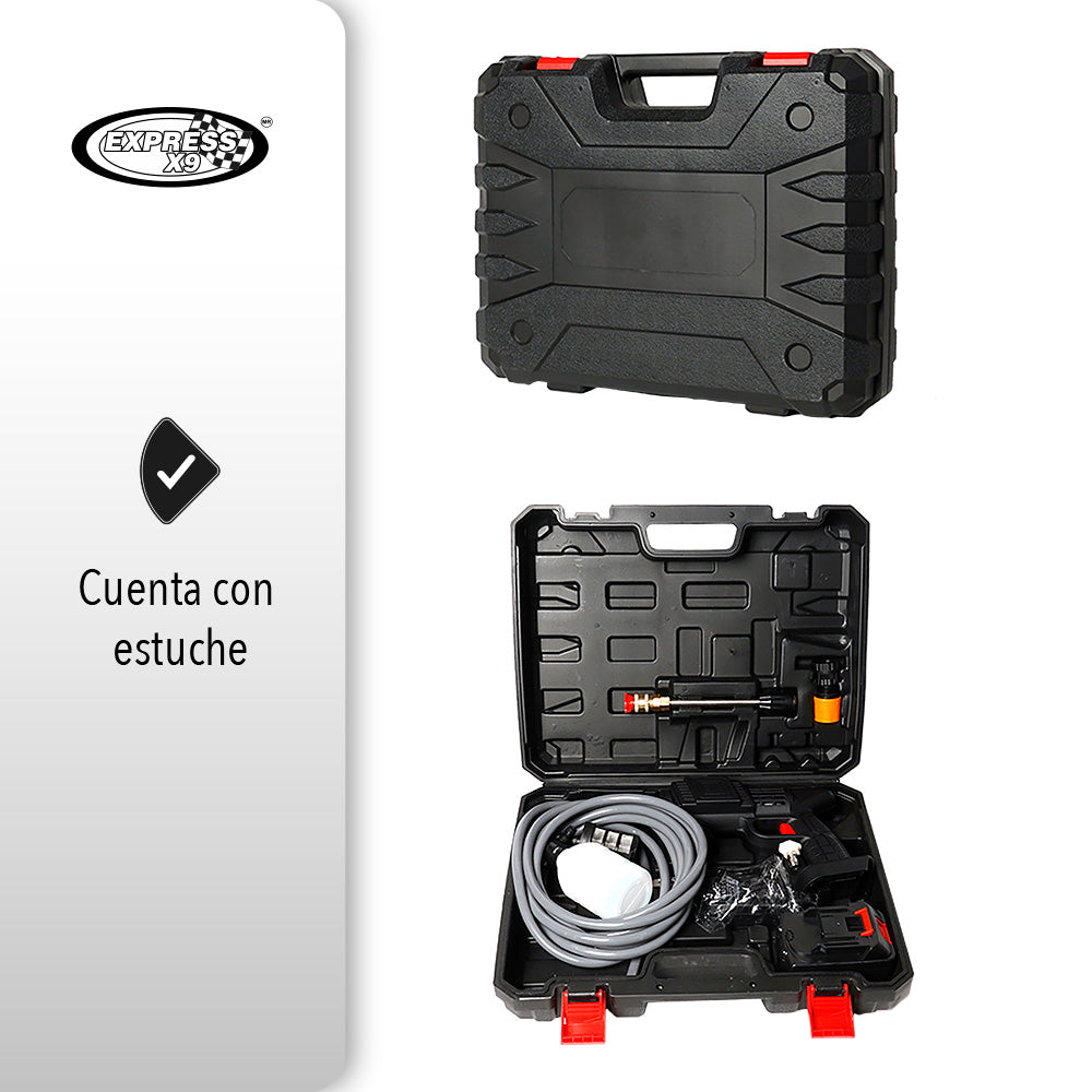 HIDROLAVADORA PORTÁTIL CON 2 BATERÍAS