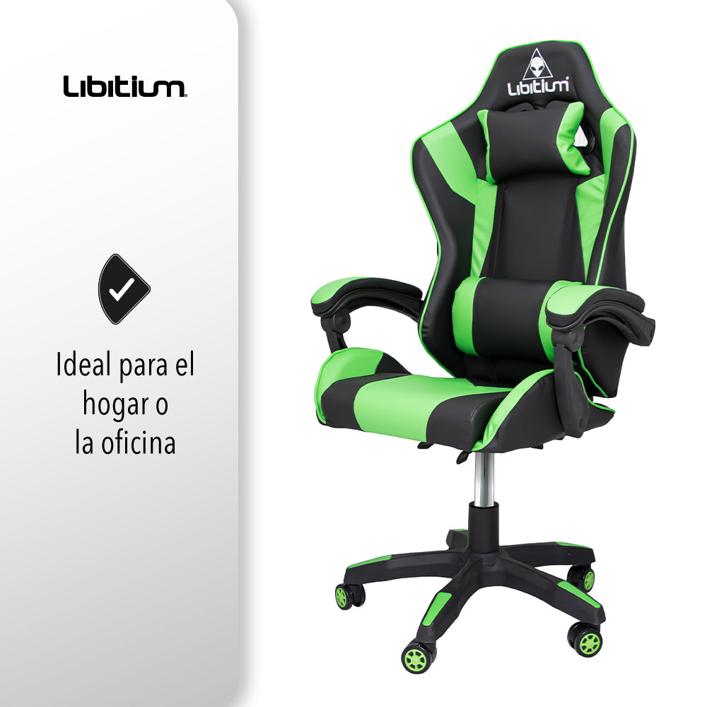 SILLA GAMER COLOR VERDE