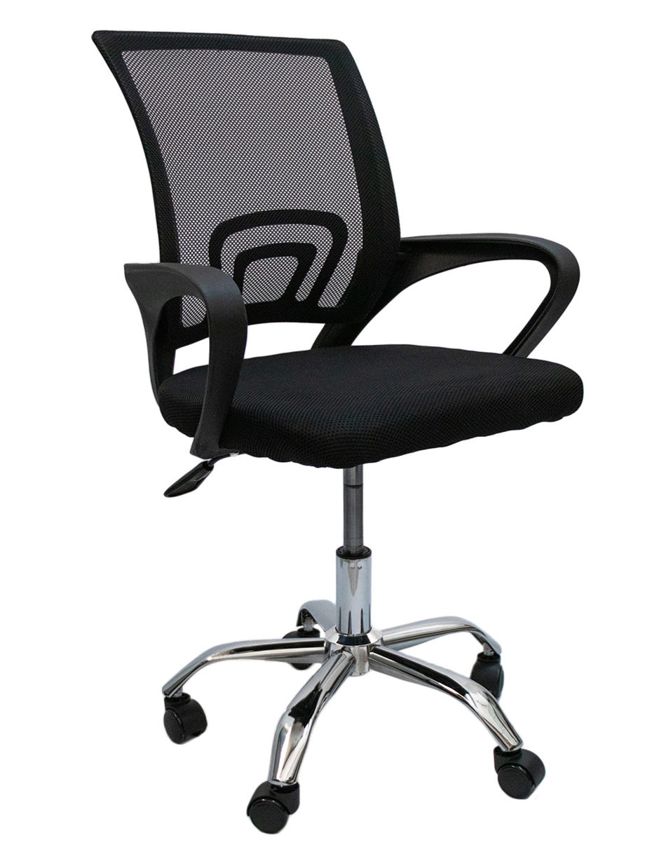 SILLA DE OFICINA ERGONÓMICA COLOR NEGRA