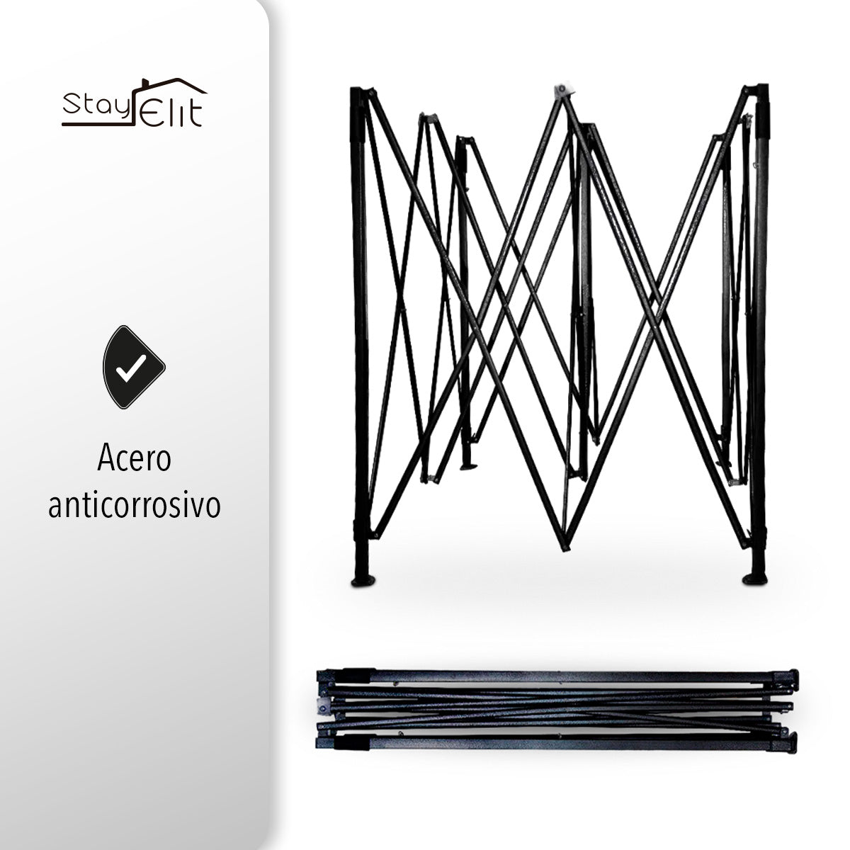 TOLDO TIPO CARPA 3X3 COLOR AZUL