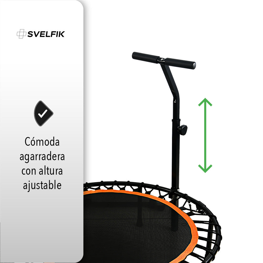 TRAMPOLÍN PLEGABLE CON AGARRADERA DE 102 CMS (SALDOS)