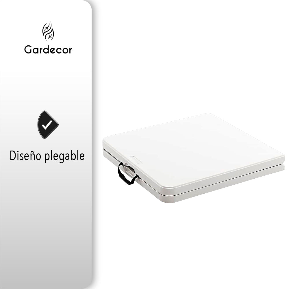 MESA PLEGABLE 1.22 M CON ALTURA AJUSTABLE
