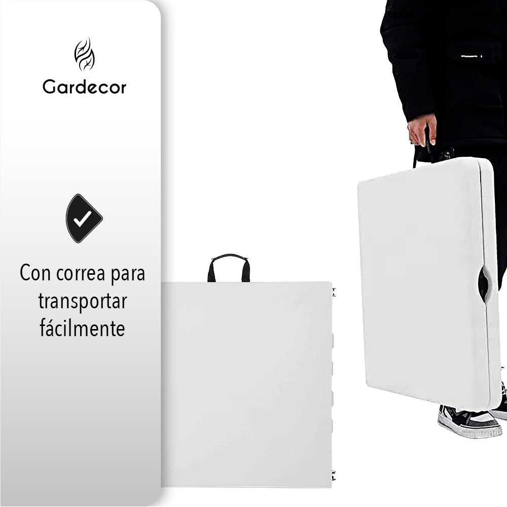 MESA PLEGABLE 1.22 M CON ALTURA AJUSTABLE