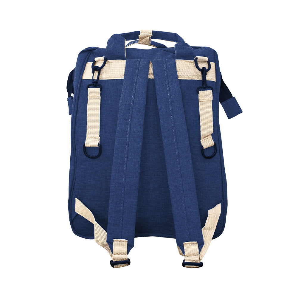PAÑALERA MORRAL 3 EN 1 COLOR AZUL OSCURO