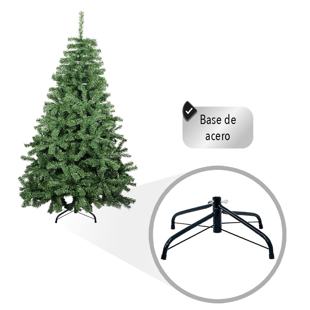 ÁRBOL ARTIFICIAL DE NAVIDAD VERDE 1.70 (SALDOS)