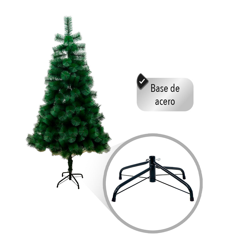 ÁRBOL ARTIFICIAL DE NAVIDAD VERDE 1.80 (SALDOS)