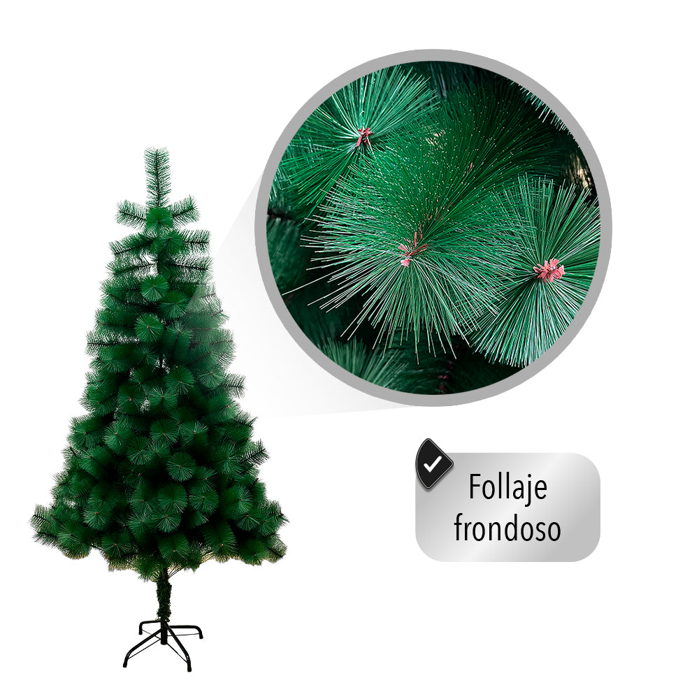 ÁRBOL ARTIFICIAL DE NAVIDAD VERDE 1.80 (SALDOS)