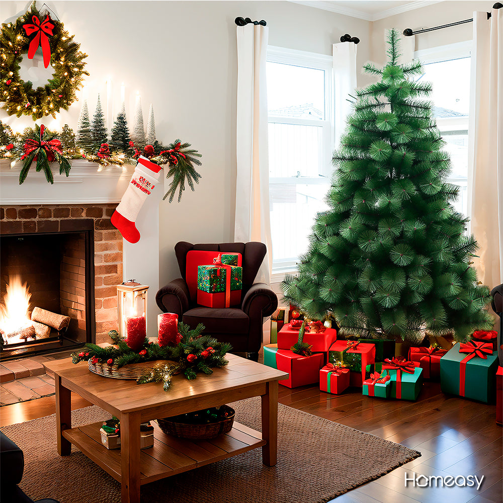 ÁRBOL ARTIFICIAL DE NAVIDAD VERDE 1.80 (SALDOS)