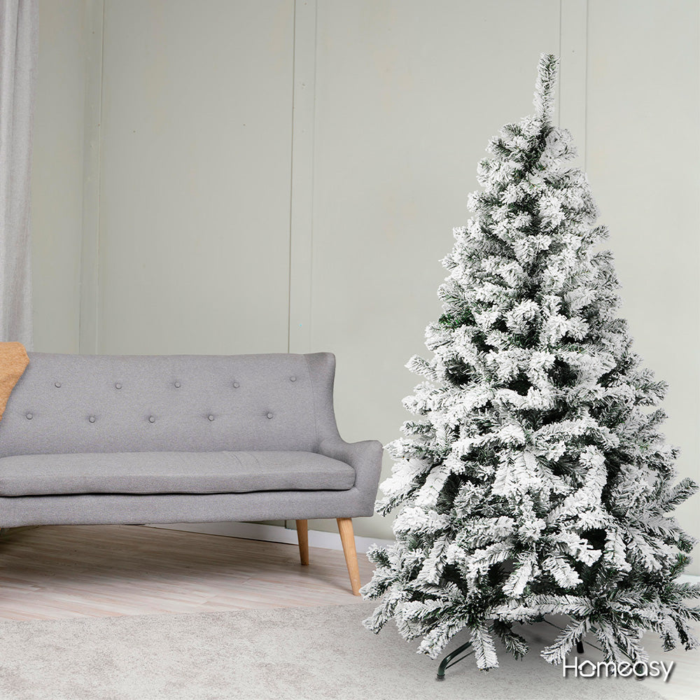 ÁRBOL ARTIFICIAL DE NAVIDAD NEVADO 1.90 (SALDOS)