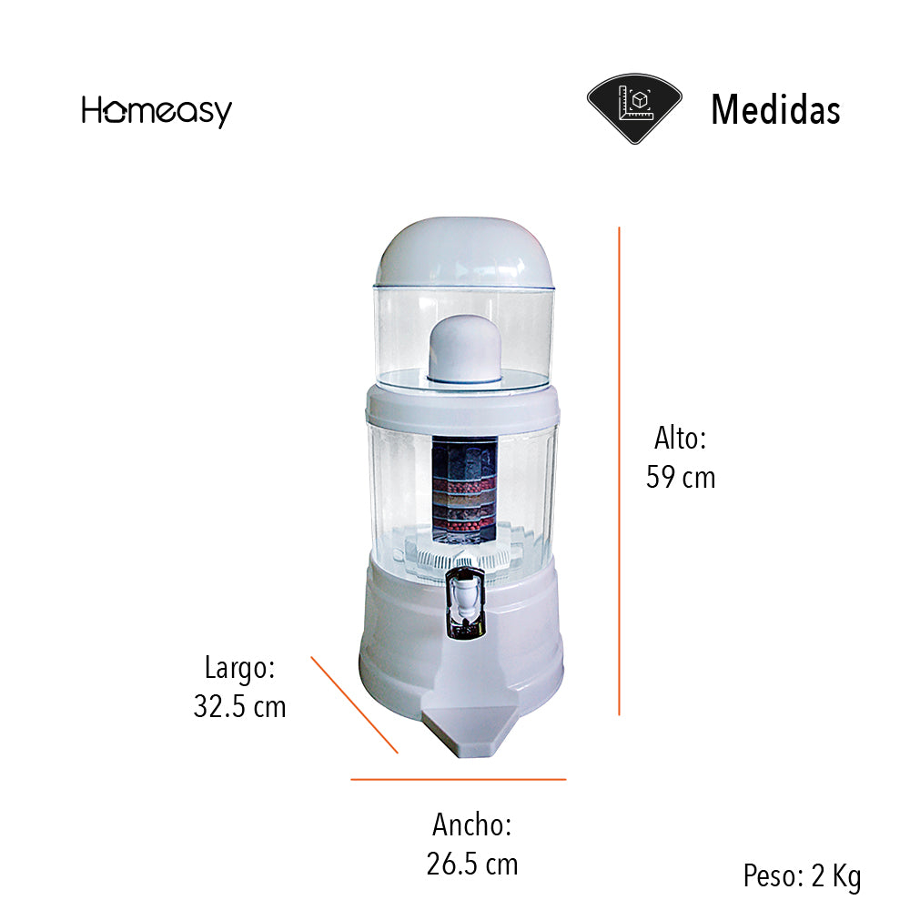 PURIFICADOR DE AGUA DE 14 LITROS (SALDOS)