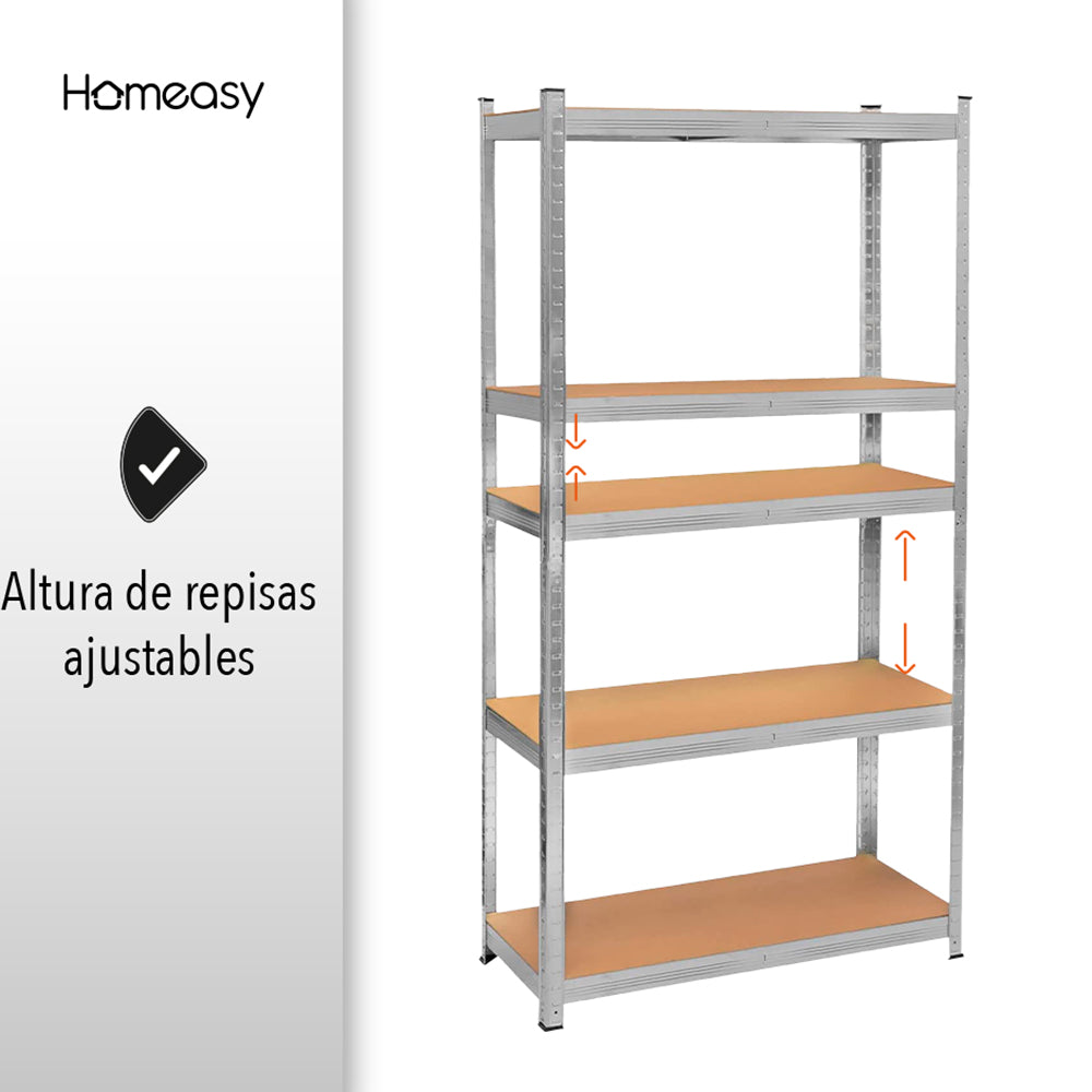 ESTANTE METALICO ORGANIZADOR DE 5 NIVELES