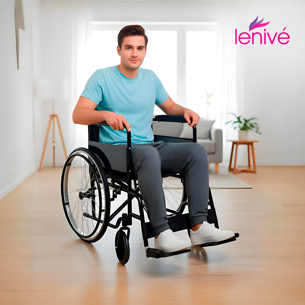 SILLA DE RUEDAS ERGONÓMICA PLEGABLE