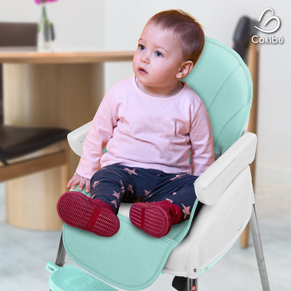 SILLA DE BEBÉ PARA COMER 3 EN 1 COLOR MENTA