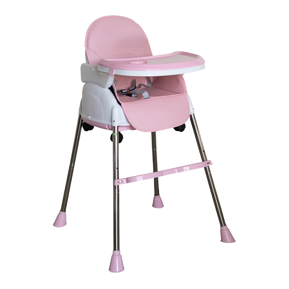 SILLA DE BEBÉ PARA COMER 3 EN 1 COLOR ROSA