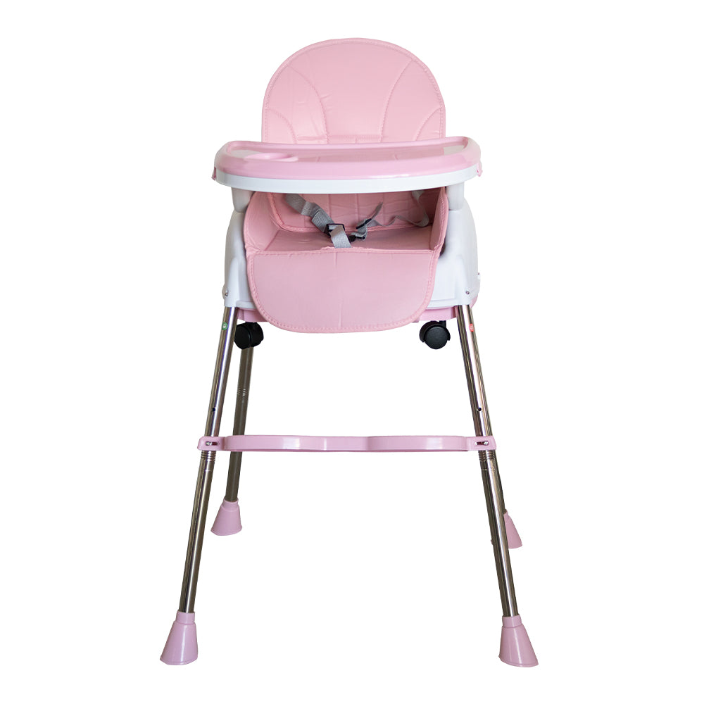 SILLA DE BEBÉ PARA COMER 3 EN 1 COLOR ROSA