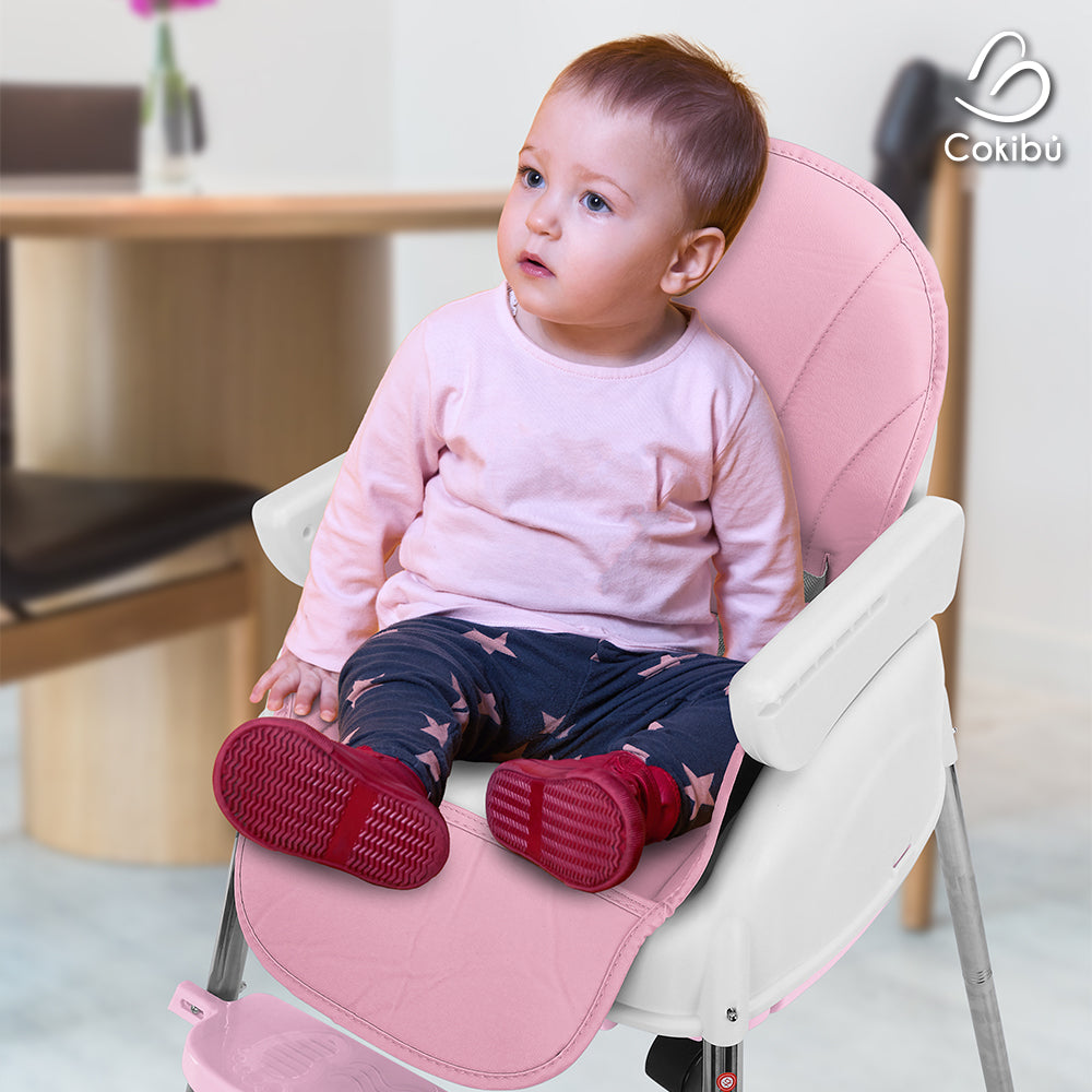 SILLA DE BEBÉ PARA COMER 3 EN 1 COLOR ROSA