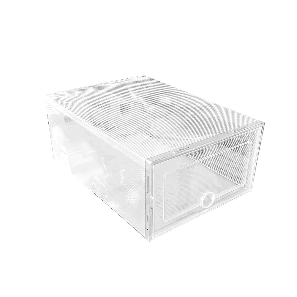 CAJAS TRANSPARENTES ORGANIZADORAS DE ZAPATOS 12 PIEZAS