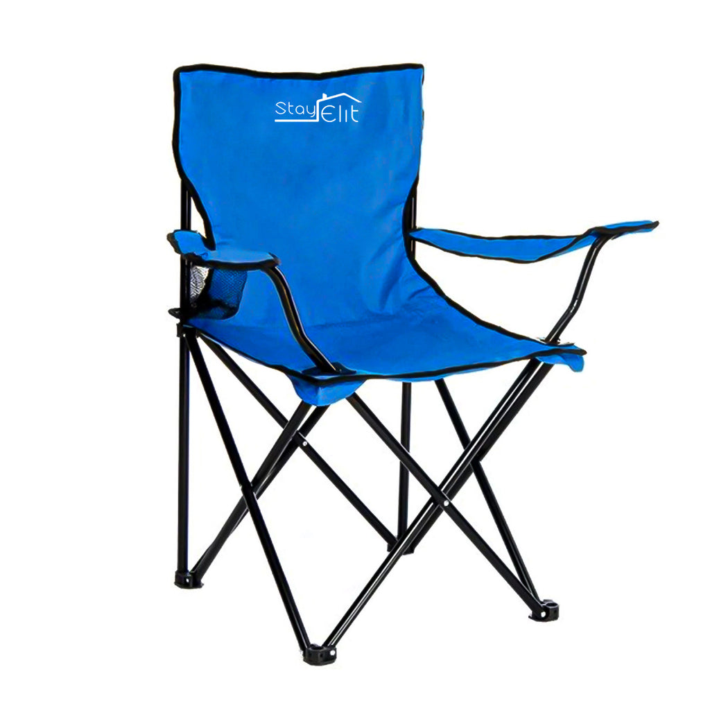 SILLA PLEGABLE DE CAMPISMO COLOR AZUL