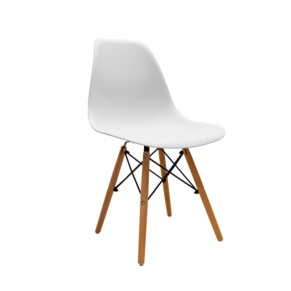 SET DE 2 SILLAS MINIMALISTAS COLOR BLANCO