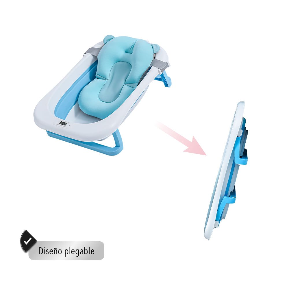 TINA BAÑERA PLEGABLE PARA BEBÉ COLOR AZUL