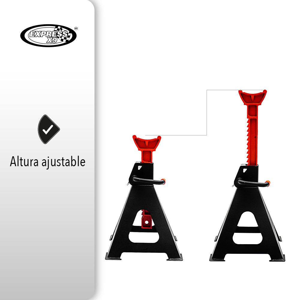 2 TORRES PARA AUTO CON CAPACIDAD DE 3 TONELADAS