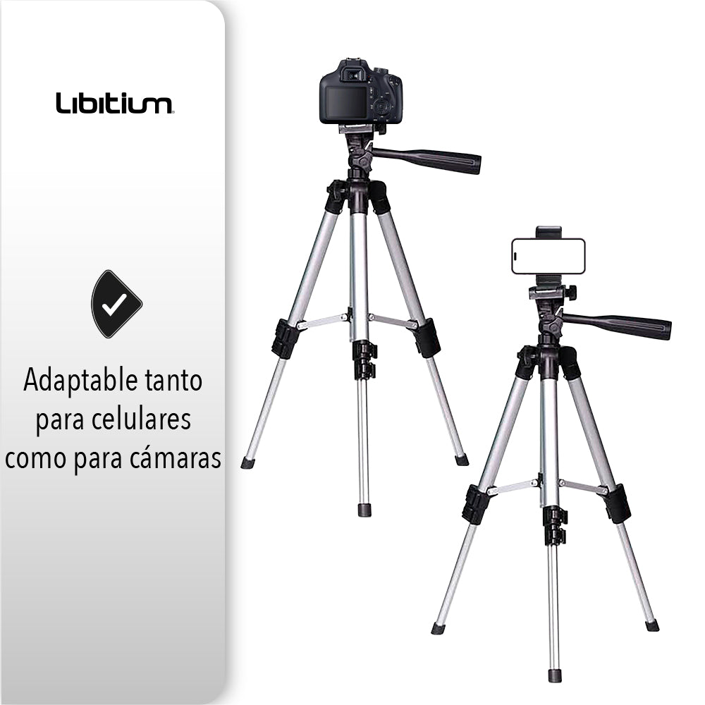 TRÍPODE CON SOPORTE PARA CELULAR