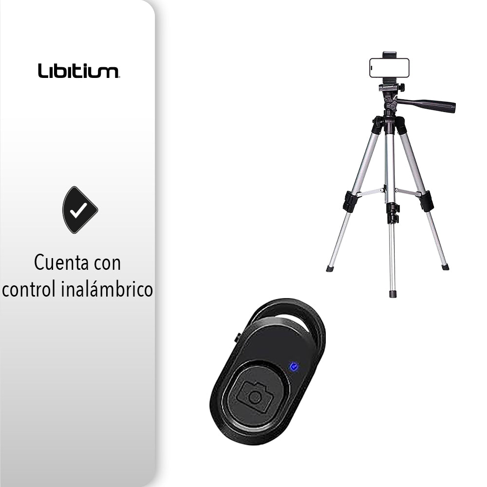 TRÍPODE CON SOPORTE PARA CELULAR