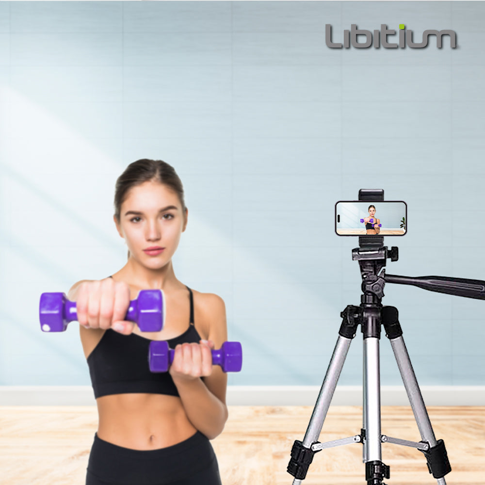 TRÍPODE CON SOPORTE PARA CELULAR