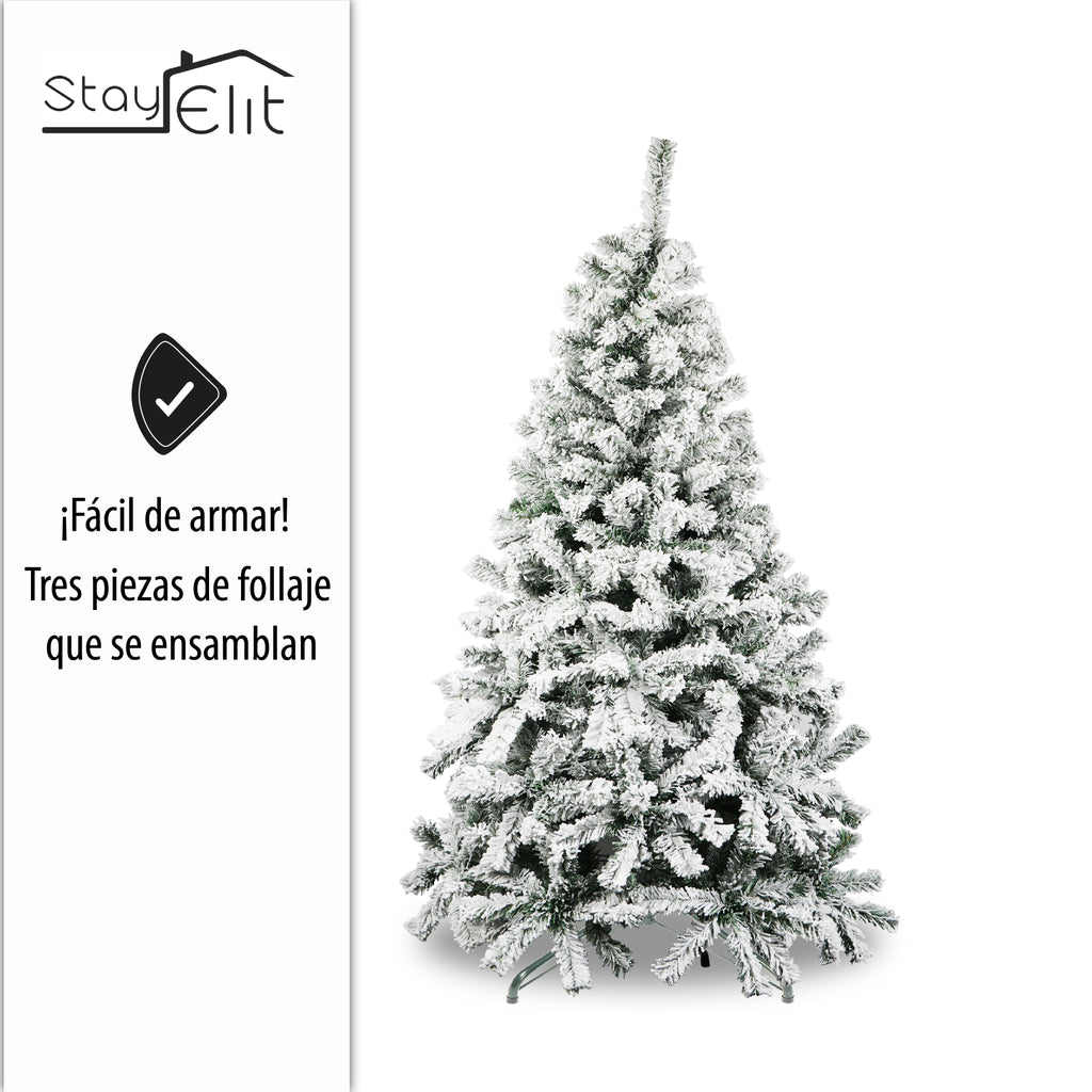 ÁRBOL ARTIFICIAL DE NAVIDAD NEVADO 1.70 (SALDOS)
