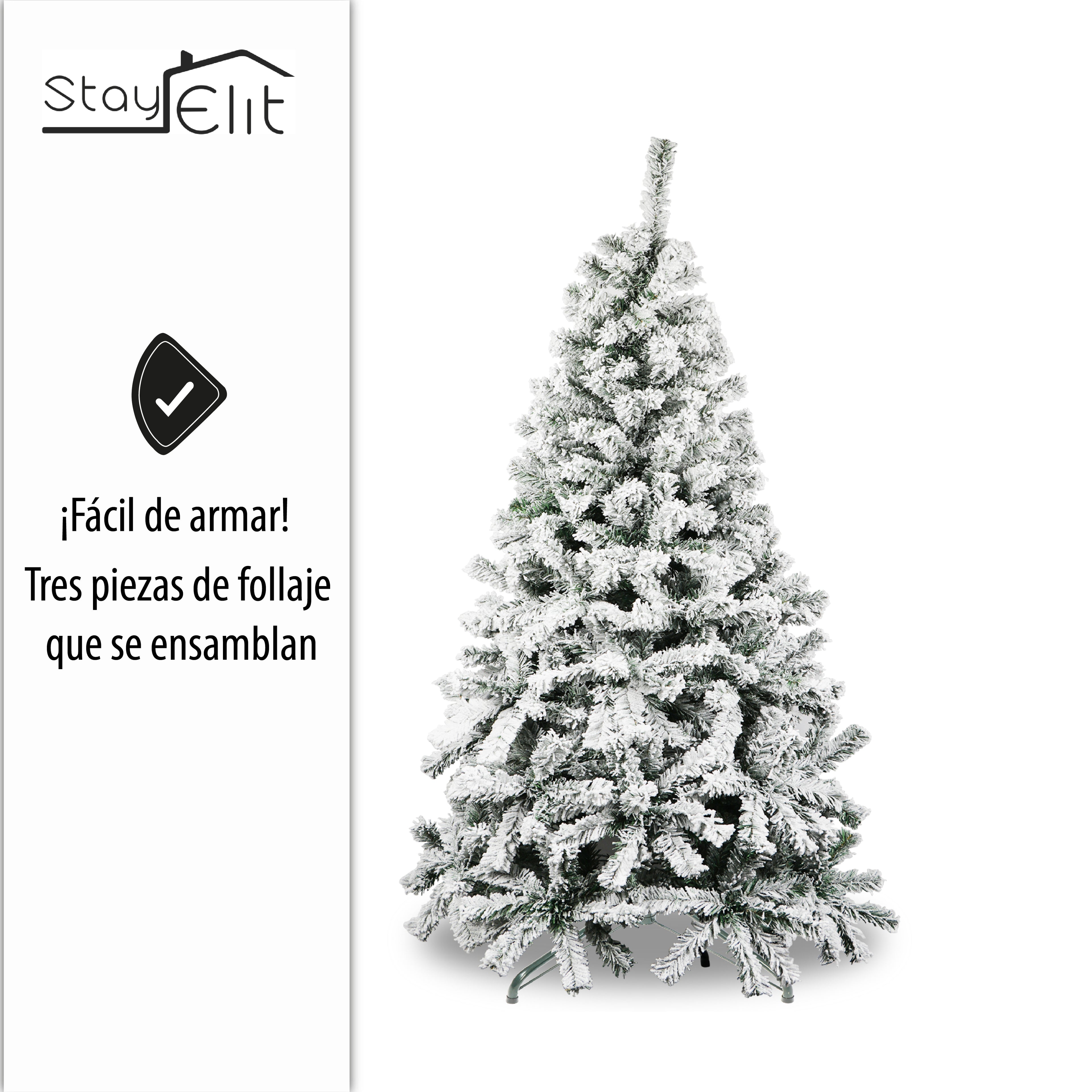 ÁRBOL ARTIFICIAL DE NAVIDAD NEVADO 1.70 (SALDOS)